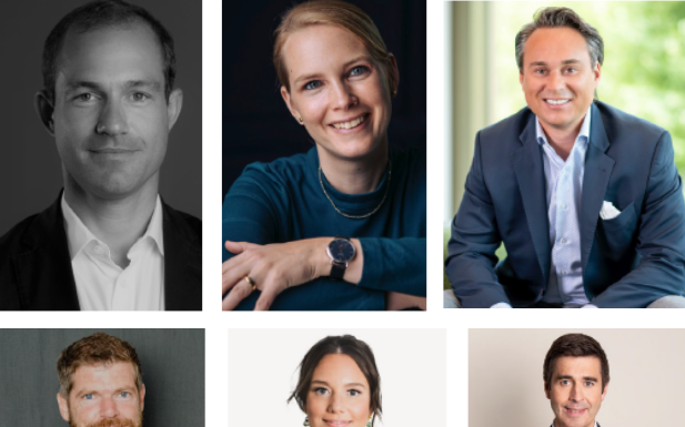 Matthias Dill (Energy Impact Partners), Dörte Hirschberg (Climentum Capital), Tobias Seikel (Planet A), Daria Saharova (World Fund), Holger Fries (Walter Fries Corporate Finance), Ulrich Seitz (Baywa r.e. Energy Ventures)