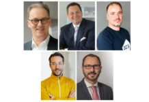 Marcus Gulder (BayBG), Dr. Peter Hanns Zobel (IZB), Stefan Schimpfle (Digitales Zentrum Schwaben), Adrian Thoma (Gründermotor), Guy Selbherr (MBG Baden-Württemberg)