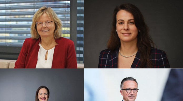 Markus Solibieda (BASF Venture Capital), Sigrid Rögner (IDS), Tanja Rosendahl (F-Log), Romy Schnelle (HTGF)