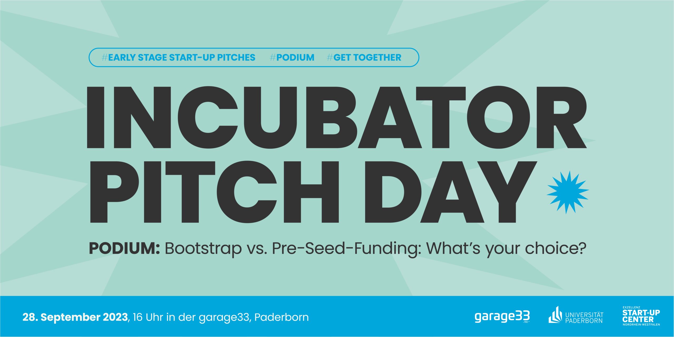 Incubator Pitch Day & Podium @garage33