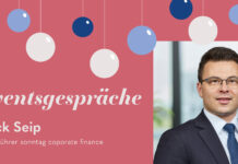 Adventsgespräch mit Patrick Seip, sonntag corporate finance