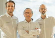 Caesar van Heyningen (CEO), Thomas Saur (CVO) und Stefan Arand (CTO), Cureosity (c) Cureosity