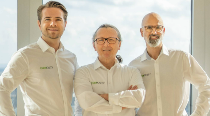 Caesar van Heyningen (CEO), Thomas Saur (CVO) und Stefan Arand (CTO), Cureosity (c) Cureosity