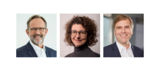 Prof. Dr. Ralf Huss (BioM), Dr. Angelika Vlachou (High-Tech Gründerfonds), André van Hall (BioCampus Cologne)