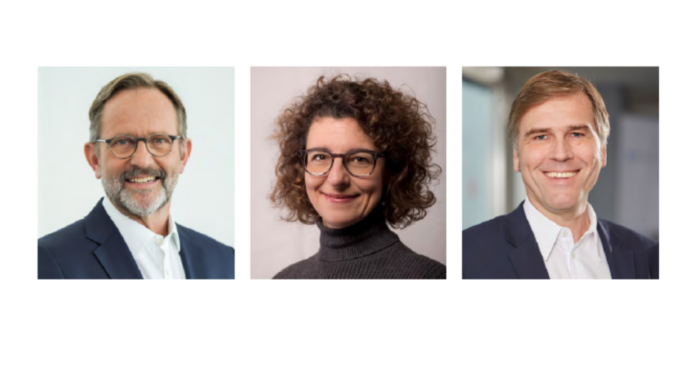 Prof. Dr. Ralf Huss (BioM), Dr. Angelika Vlachou (High-Tech Gründerfonds), André van Hall (BioCampus Cologne)