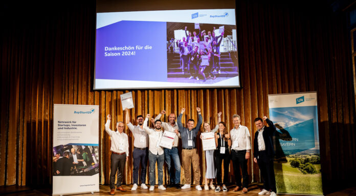 BayStartUP hat gemeinsam mit der LfA die Gewinner des Münchener Businessplan Wettbewerbs 2024 ausgezeichnet (c) BayStartUP / Bert Willer