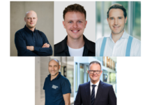 Hans-Jürgen Griesbacher (Trever), Henrik Bredenhals (w3.fund), Jörg Landsch (Deutsche Bank Corporate Venture Capital), Wolfgang Männel (Blockchain Founders Capital) & Volker Braunberger (Funds On Chain)