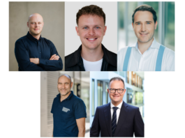 Hans-Jürgen Griesbacher (Trever), Henrik Bredenhals (w3.fund), Jörg Landsch (Deutsche Bank Corporate Venture Capital), Wolfgang Männel (Blockchain Founders Capital) & Volker Braunberger (Funds On Chain)