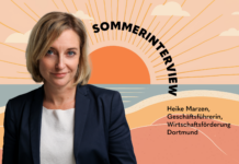 Sommerinterview mit Heike Marzen (Geschäftsführerin, Wirtschaftsförderung Dortmund)