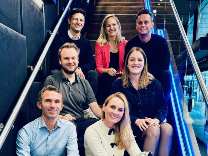 Sandro Stark, Susanne Fromm & Axel Roitzsch (Vanagon Ventures), Dr. Josua Vieten & Barbara Bachus (ExoMatter), Andrea Schlote (Bird & Bird), Christopher Mayston (Dentons)