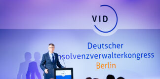 Dr. Christoph Niering, VID auf dem Deutschen Insolvenzverwalterkongress (c) Alexander Zehrer/VID.